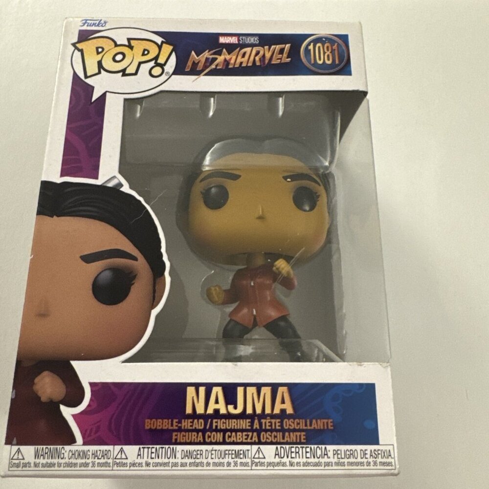 New Funko Pop! Vinyl Marvel Ms Marvel Figure #1081 J7